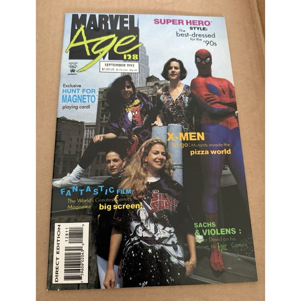 Marvel Age #128 Marvel Comics 1993 Spider-Man X-Men Avengers Comic Book